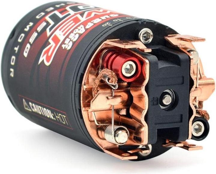Actual product image Surpass Hobby Brushed motor 550 14T, 3 slot, 23000 rpm