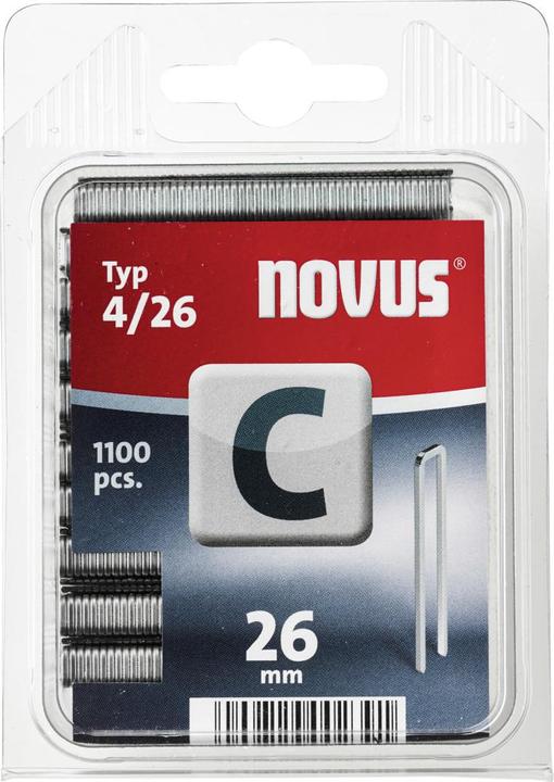 Produktbild Novus Schmalrückenklammern 4/26