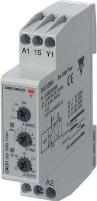 Actual product image Carlo Gavazzi Time relay star/delta, 1CO, voltage 24-250V AC/DC, setting range: star 0.1-600s