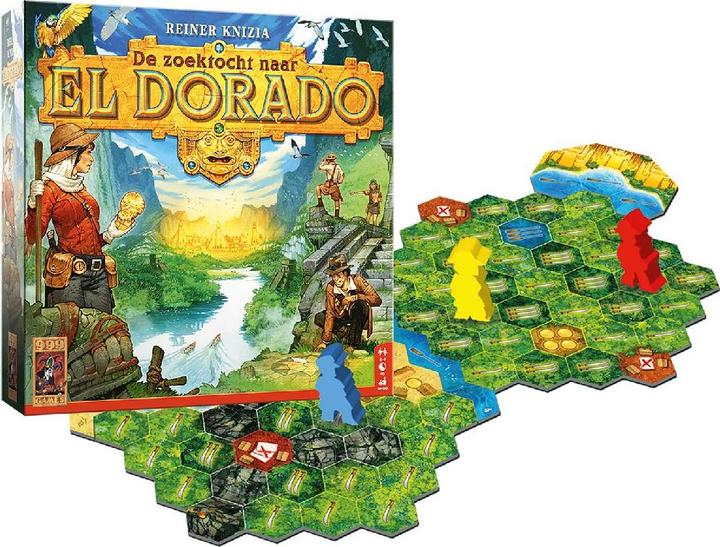Immagine prodotto 999Games Il gioco da tavolo "La ricerca di El Dorado". (Olandese)