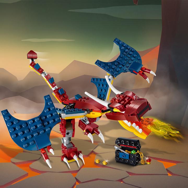 Actual product image LEGO Fire Dragon (31102, LEGO Creator 3-in-1)