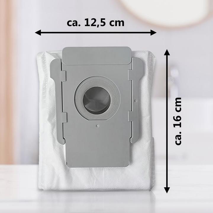 Produktbild Hermex 4er-Set Alternative Staubbeutel zu iRobot Roomba Serie i j s Clean Base (1 x)