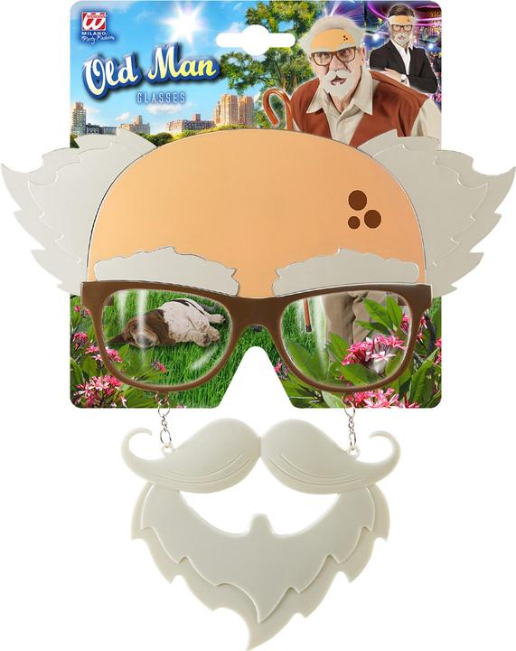 Image du produit Widmann Brille Alter Mann Mit Schnauz- Und Kinnbart