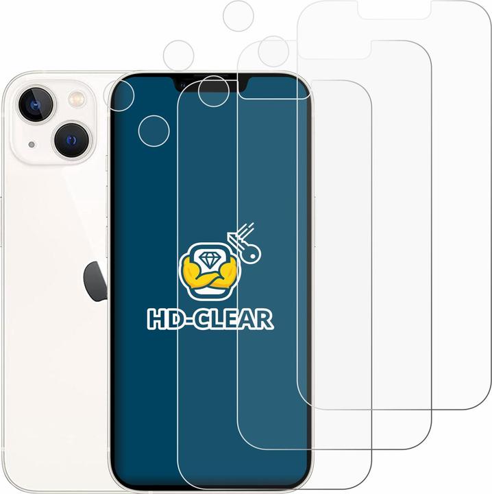 Productafbeelding BROTECT Schermbeschermer Clear (6 Stuk, Apple iPhone 13)
