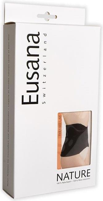 Produktbild Eusana Nierenwärmer anatomisch 100% Seide schwarz