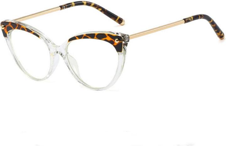 Image du produit Techsuit - Anti-Blue Light Glasses Reflex TR90 (F93308) - Cat Eye - Clear / Leopard