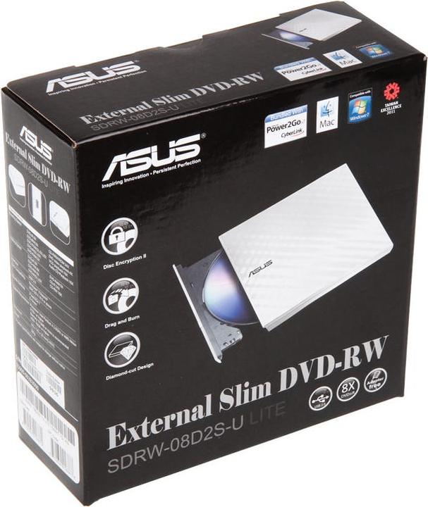 Immagine prodotto ASUS SDRW-08D2S-U Lite (Unità DVD, Masterizzatore DVD)