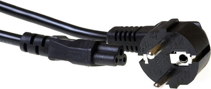 Actual product image Powercord mains connector CEE7/7 male (angled) (1 m, CEE 7/7)