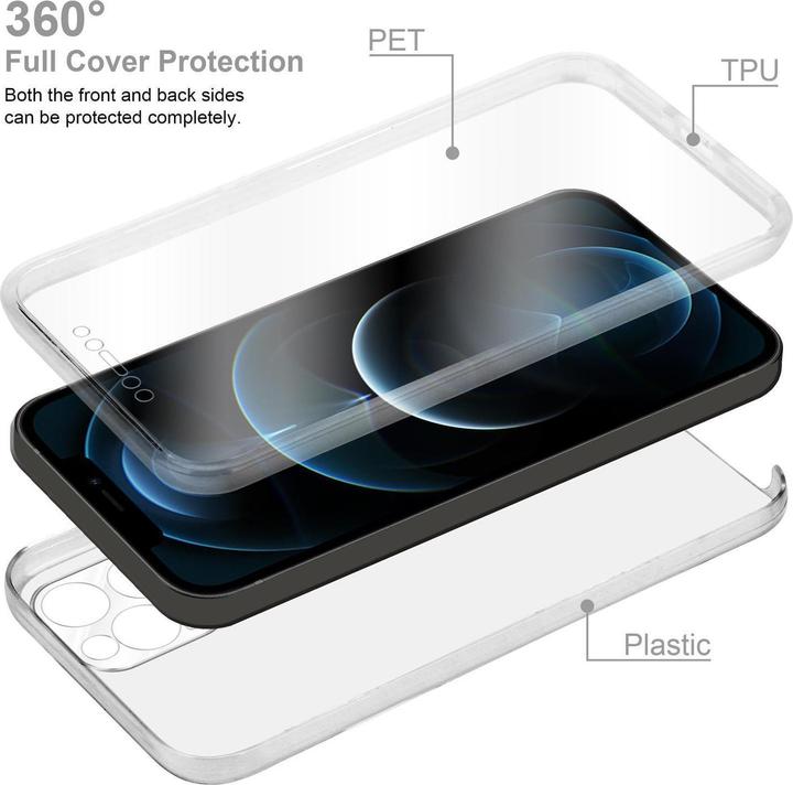 Productafbeelding Cadorabo TPU 360 graden hoesje (Apple iPhone 12)