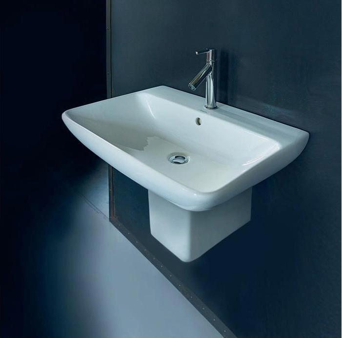 Image du produit Duravit Lavabo ME by Starck avec meuble vasque 650x490mm 1 robinetterie blanc WG (490 mm, 650 mm)