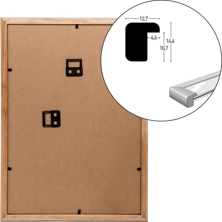 Immagine prodotto Nielsen Cornice Zoom Legno 21x29,7cm Argento (21 x 29,7 cm)