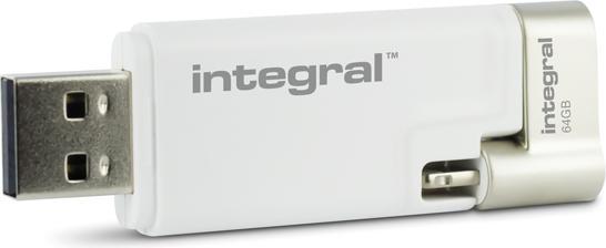 Actual product image Integrated iShuttle, 64 GB (43187-uniw) (64 GB, USB 3.2 Gen 2)