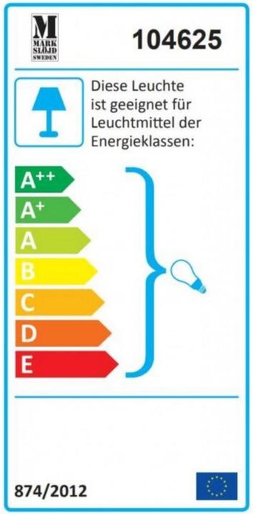 Energy Label Markslöjd Kullen (E14)