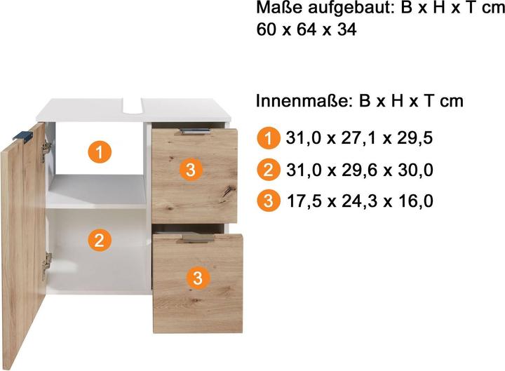 Produktbild Trendteam Concept One (60 x 34 x 64 cm)