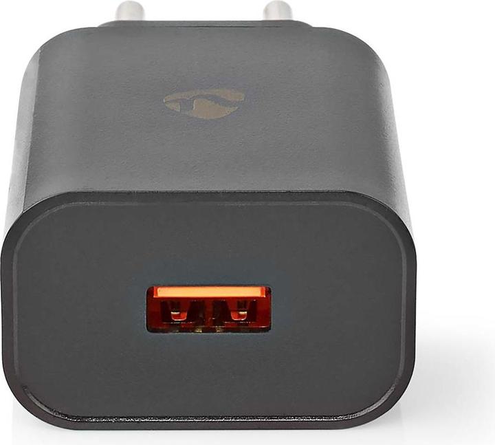 Actual product image Nedis Mains charger 18 W 1.5 2.0 3.0 A - Number of outputs: 1, USB-A, No cable included e (18 W)