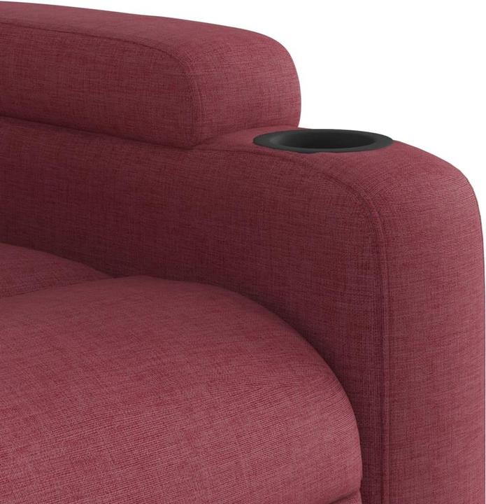 Produktbild VidaXL Massagesessel Weinrot Stoff,Farbe: Weinrot,Material: Stoff