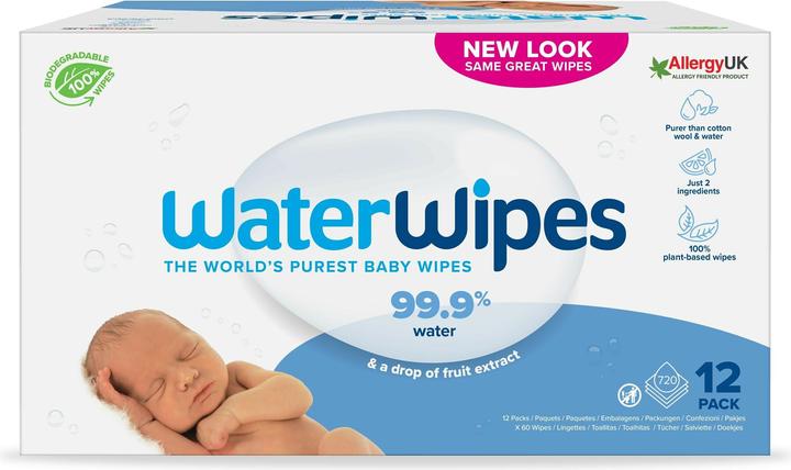 WaterWipes Wet wipes (720 Piece)