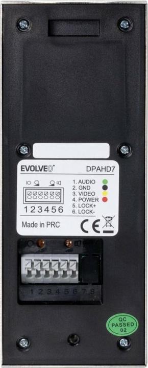 Produktbild Evolveo DoorPhone AHD7, Sada domácího WiFi videotelefonu s ovládáním brány nebo dveří bílý monitor (WLAN)