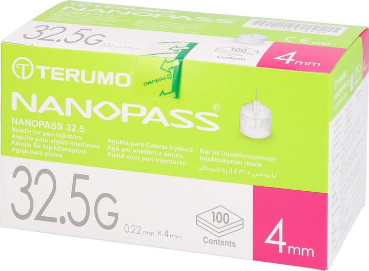 Terumo Pen Nad Nanop 32.5G 0.22x4mm 100