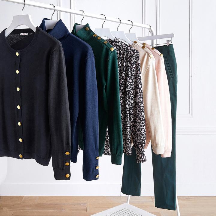 Actual product image Anne Weyburn Fine knit jumper (42)