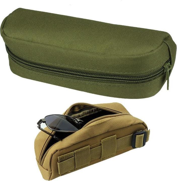 Actual product image Cover-Discount Robust fabric glasses case for outdoor adventures