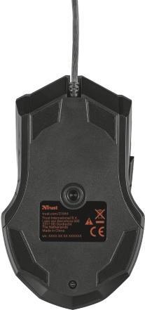 Actual product image Trust GXT 101 Mouse Ambidextrous USB Type-A 4800 DPI (Cable)