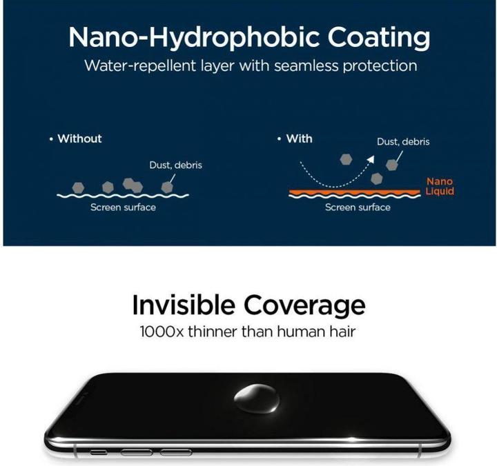 Immagine prodotto Spigen Vetro.tR nano liquido (1 Pezzo/i, Samsung Galaxy S9, Samsung Galaxy S9+)