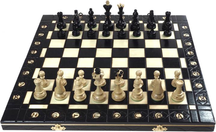 Actual product image Holzecke Chessboard "Senator" Black