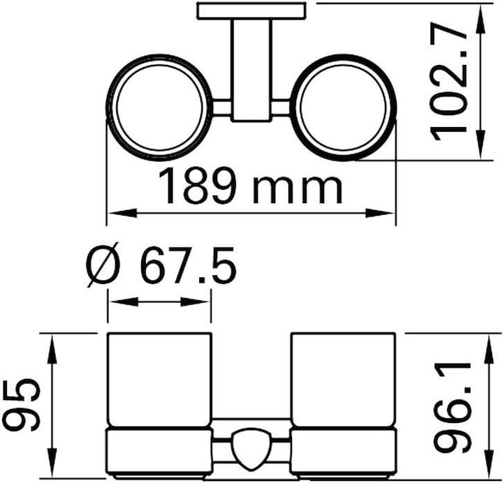 Actual product image Diaqua Biasca (10 x 20 x 25 cm)