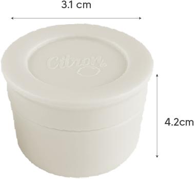 Produktbild Citron Set 2 x Saucer cups Grey/Cream