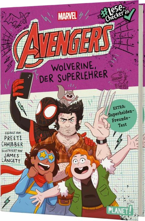Actual product image Planet Avengers 3: Wolverine, der Superlehrer (German, Preeti Chhibber, Kerstin Fricke, James Lancett, 2023)