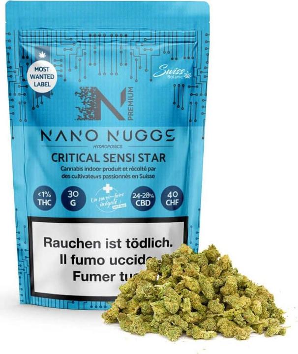 Swiss Botanic Nano Nuggs Critical Sensistar (30 g, Indoor)