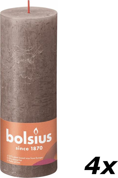 Immagine prodotto Bolsius Set di 4 candele a colonna (4 pz.)