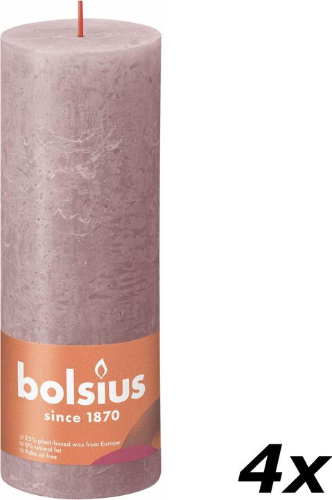Immagine prodotto Bolsius Set di 4 candele a colonna (4 pz.)