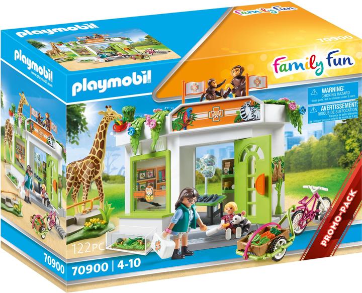 Playmobil Pratica veterinaria allo zoo (70900, Divertimento in famiglia Playmobil)