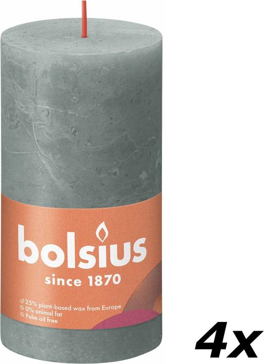 Actual product image Bolsius Set of 4 Pillar Candle (4 pcs.)