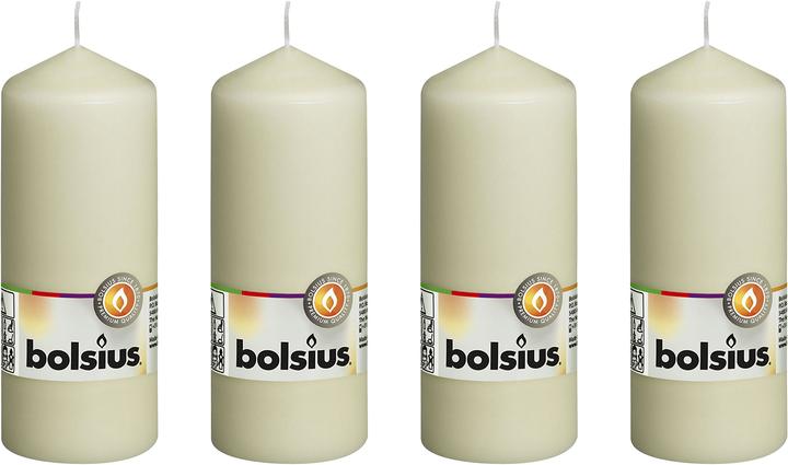Produktbild Bolsius 4er-Set Stumpenkerze (4 Stk.)