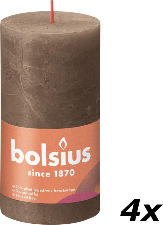 Actual product image Bolsius Set of 4 Pillar Candle (4 pcs.)