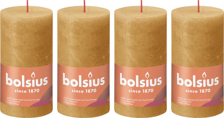 Produktbild Bolsius 4er-Set Stumpenkerze (4 Stk.)