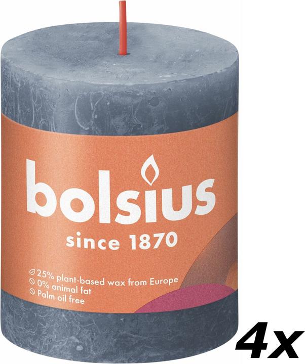Immagine prodotto Bolsius Set di 4 candele a colonna (4 pz.)