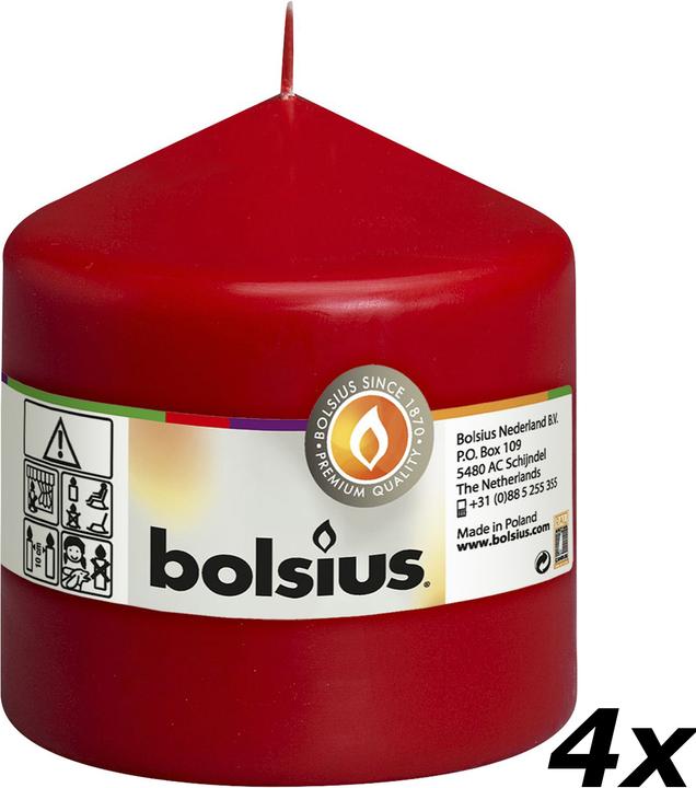 Immagine prodotto Bolsius Set di 4 candele a colonna (4 pz.)