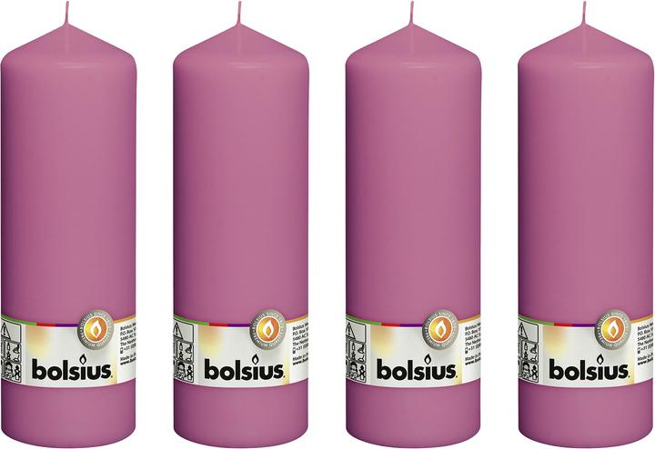 Immagine prodotto Bolsius Set di 4 candele a colonna (4 pz.)