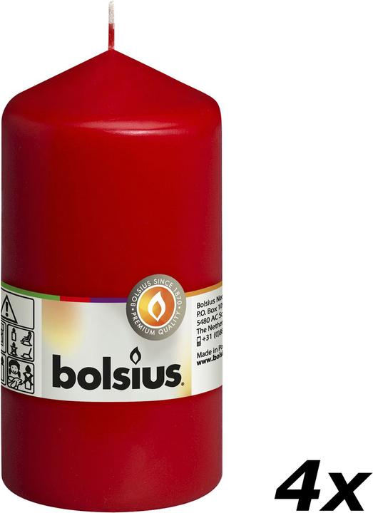 Actual product image Bolsius Set of 4 Pillar Candle (4 pcs.)