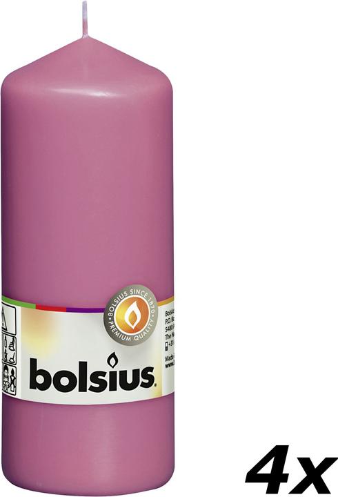 Immagine prodotto Bolsius Set di 4 candele a colonna (4 pz.)
