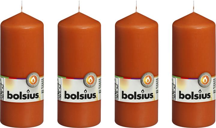 Produktbild Bolsius 4er-Set Stumpenkerze (4 Stk.)