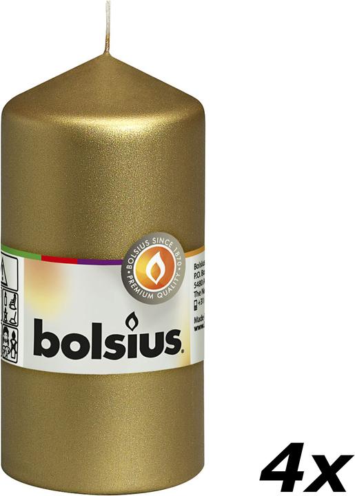 Immagine prodotto Bolsius Set di 4 candele a colonna (4 pz.)