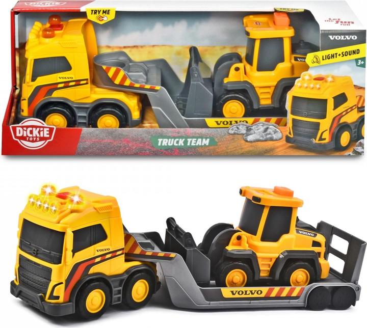 Immagine prodotto Dickie Squadra di camion Volvo con escavatore