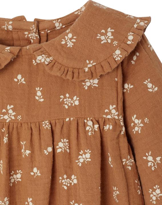 Image du produit Vertbaudet Baby Kleid aus geblümtem Musselin (92)