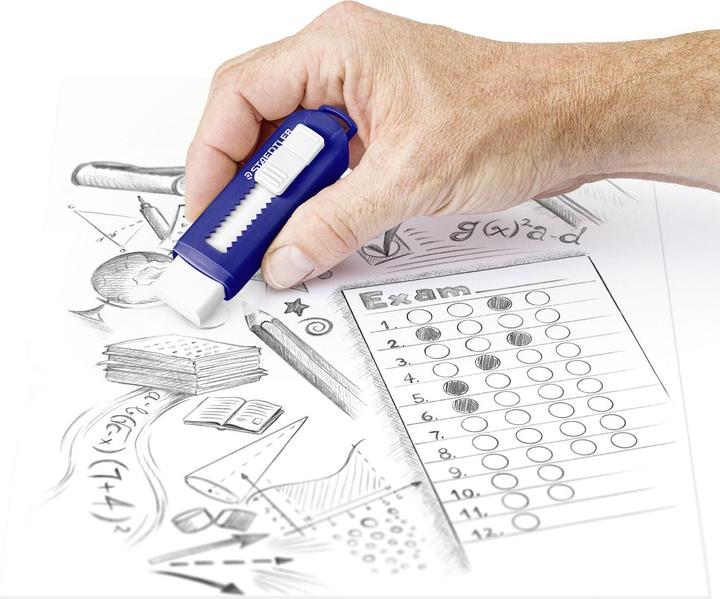 Actual product image Staedtler Eraser with sliding cover