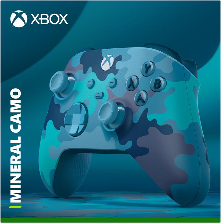 Actual product image Microsoft Xbox Wireless Controller - Mineral Camo (Special Edition) (PC, Xbox Series X, Xbox One S, Xbox Series S, Xbox One X)
